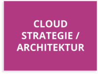 Cloud-Sourcing - Strategie / Architektur